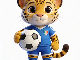 足球豹IP設(shè)計(jì)-來自AI生成
