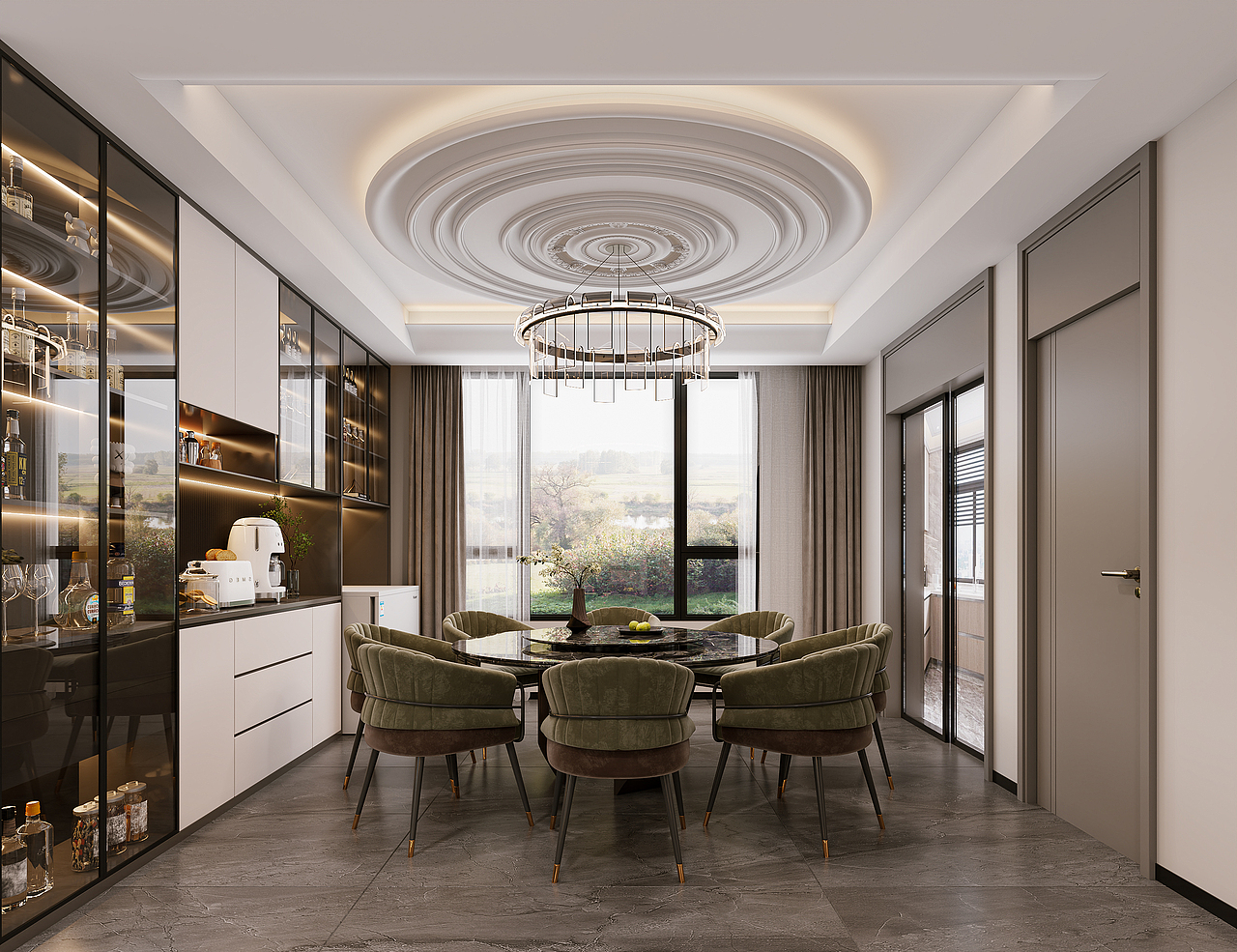 现代与法式交融（图ZNDAxNDgyNDEy） - 商业空间设计 - 站酷设计师周奈一原创素材 - 站酷ZCOOL