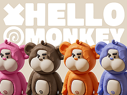 泥猴哇盲盒ip形象設(shè)計(jì)/潮玩新潮派萌寵吉祥物mascot