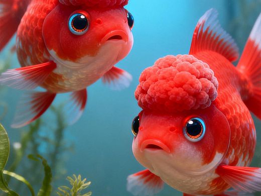 1.小鱼2.花园3.高原秋色4.港湾夜色