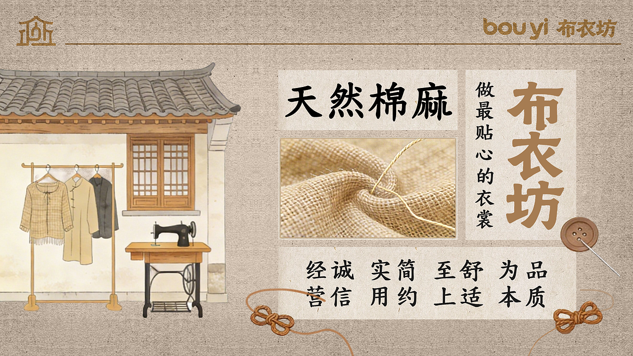 布衣坊新中式视觉系统｜棉麻里的东方日常美学（图ZNDAxNDg3MDY4） - 品牌 - 站酷设计师幻梦Genm原创素材 - 站酷ZCOOL