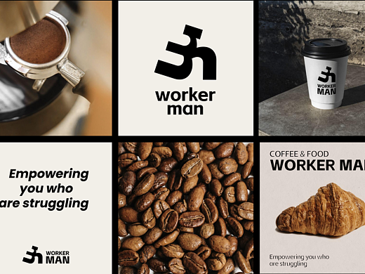 JINGY STUDIO×WORKERMAN｜咖啡品牌LOGO设计