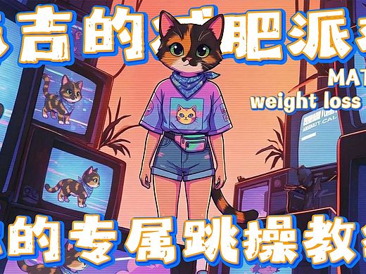 【猫咪AI Rap】从年初减到年尾的心酸，谁懂啊？（个人主页-ZNzMwNDMxNDA=） - AI作品 - 站酷设计师marvX原创素材 - 站酷ZCOOL