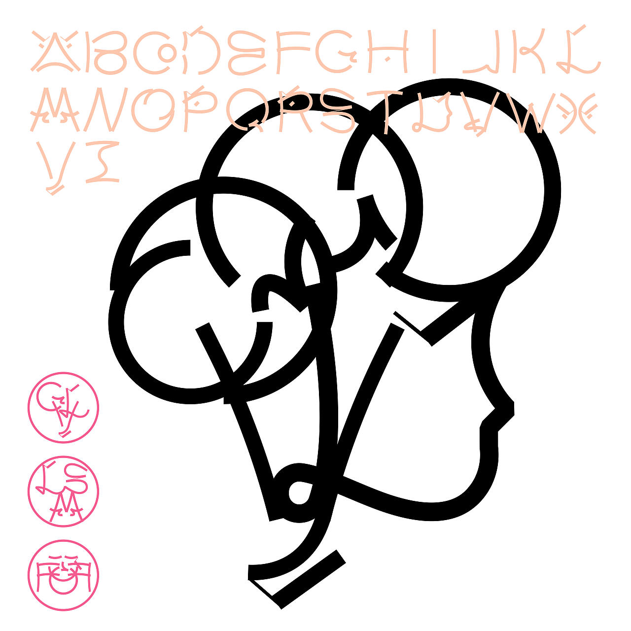 A Typeface as a Gift（图ZNDAxNTAwMTI0） - 字体/字形 - 站酷设计师花劍Huajian原创素材 - 站酷ZCOOL