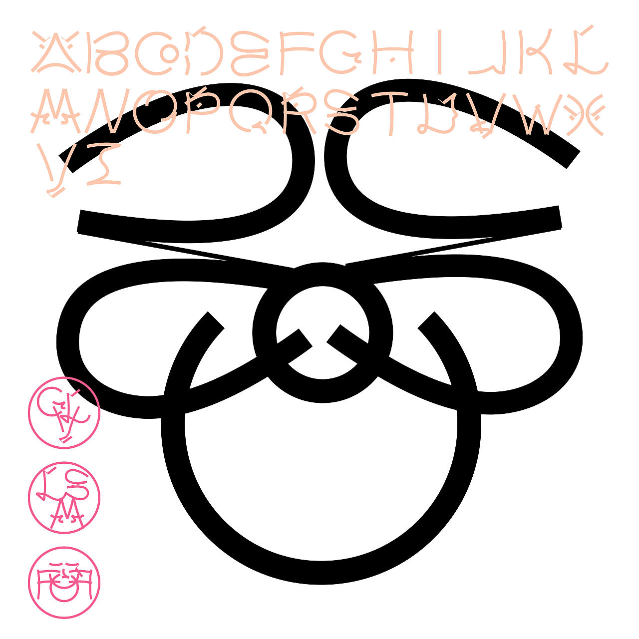 A Typeface as a Gift（图ZNDAxNTAwMTI4） - 字体/字形 - 站酷设计师花劍Huajian原创素材 - 站酷ZCOOL