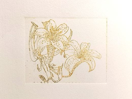 藏书票，铜版画