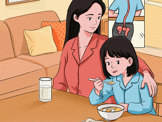 条漫设计 | 孩子站没站相、坐没坐相？（健康科普）