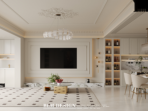 法式家装效果图案例