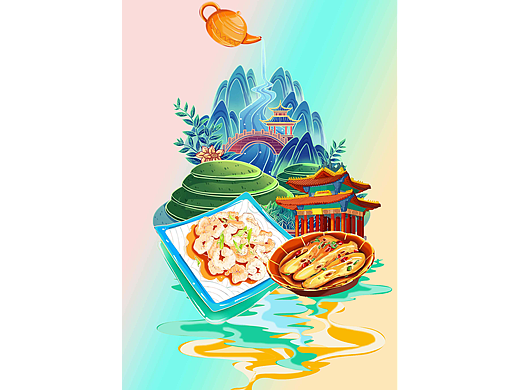 龙井虾仁+衢州鸭头