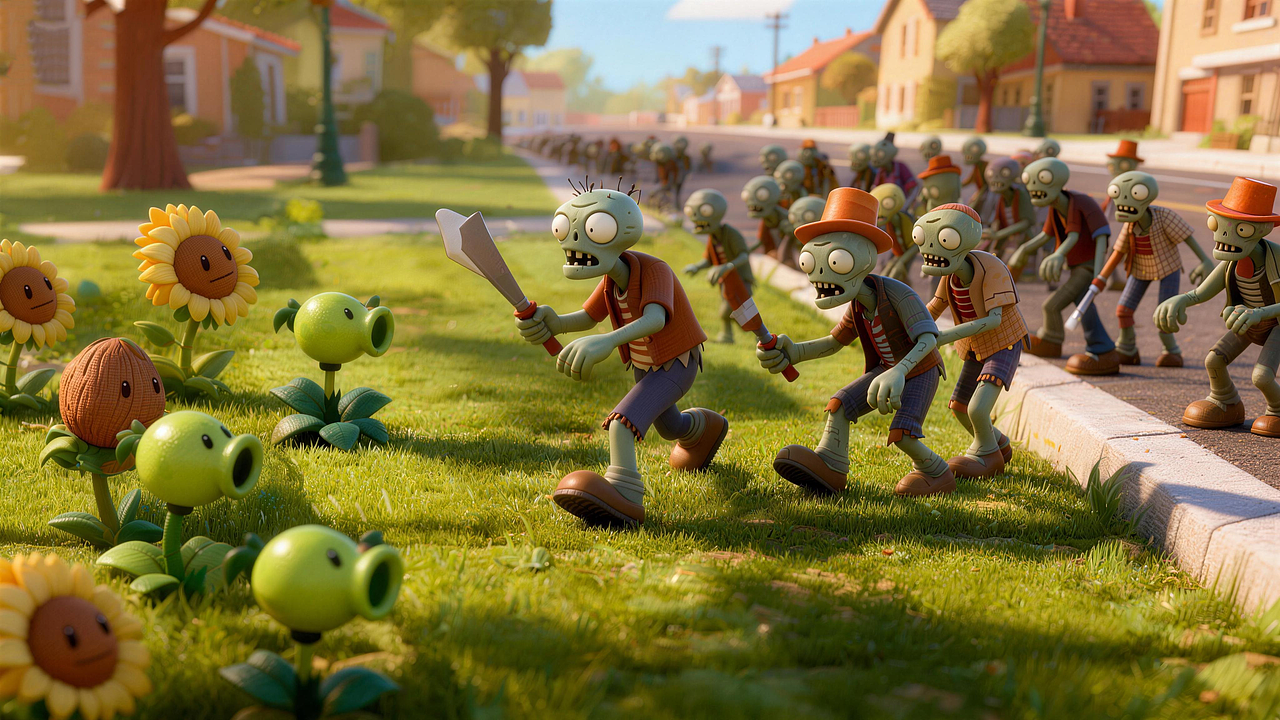 《僵尸：举报了！对面叫外卖》（图ZNDAxNTI3MzI4） - AI作品 - 站酷设计师百变小李原创素材 - 站酷ZCOOL