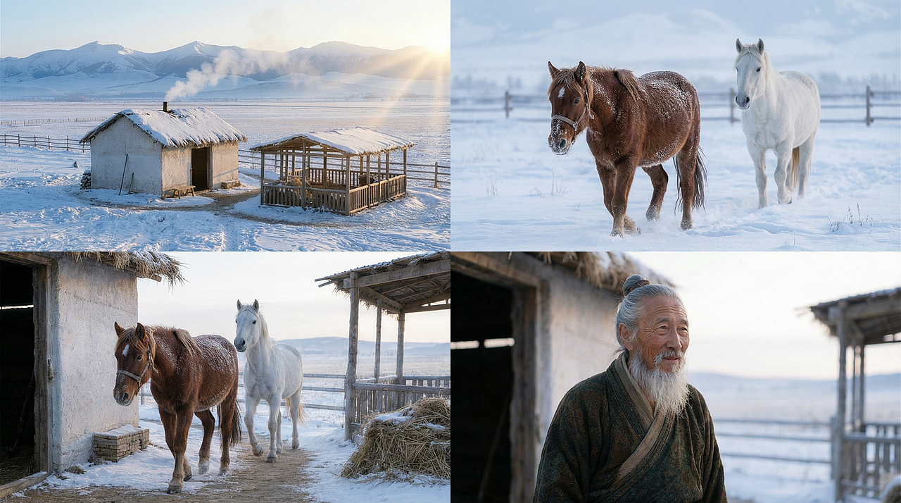 老故事新说法—AI视频塞翁失马（图ZNDAxNTMxNDEy） - 短片 - 站酷设计师梧桐牧原创素材 - 站酷ZCOOL