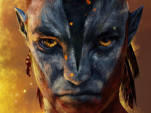 阿凡达 之 上校（个人主页-ZNzMwNDcyMjg=） - 艺术插画 - 站酷设计师DabriaZ原创素材 - 站酷ZCOOL