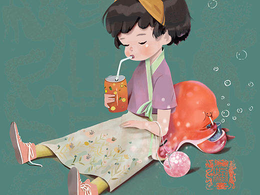 快乐时光（个人主页-ZNzMwNDc2MDQ=） - 儿童插画 - 站酷设计师老头and小狗原创素材 - 站酷ZCOOL