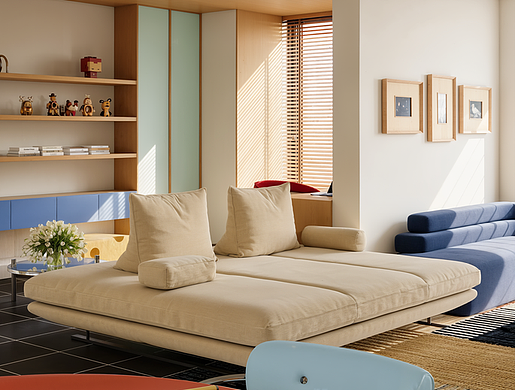 多巴胺风格渲染（个人主页-ZNzMwNDc4NDg=） - 家装设计 - 站酷设计师光影视觉设计原创素材 - 站酷ZCOOL