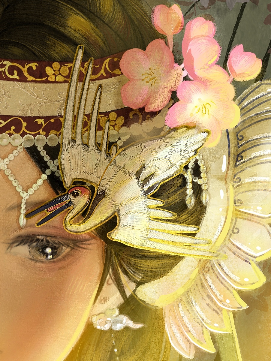 清代象牙雕云鶴紋海棠式燈籠文物擬人插畫（圖ZNDAxNTQxOTU2） - 藝術(shù)插畫 - 站酷設(shè)計師小也子很酷原創(chuàng)素材 - 站酷ZCOOL