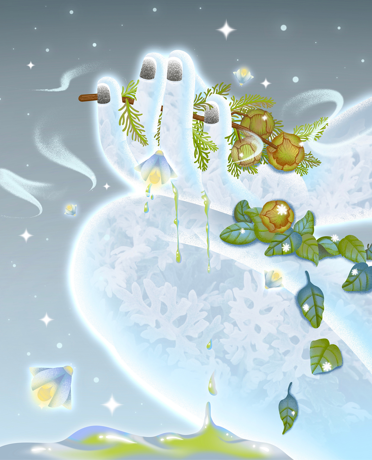 品牌插畫｜把香味和情緒畫成插畫??（圖ZNDAxNTQ3MjY0） - 商業(yè)插畫 - 站酷設(shè)計(jì)師薇生物_原創(chuàng)素材 - 站酷ZCOOL