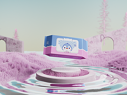 湿巾产品渲染