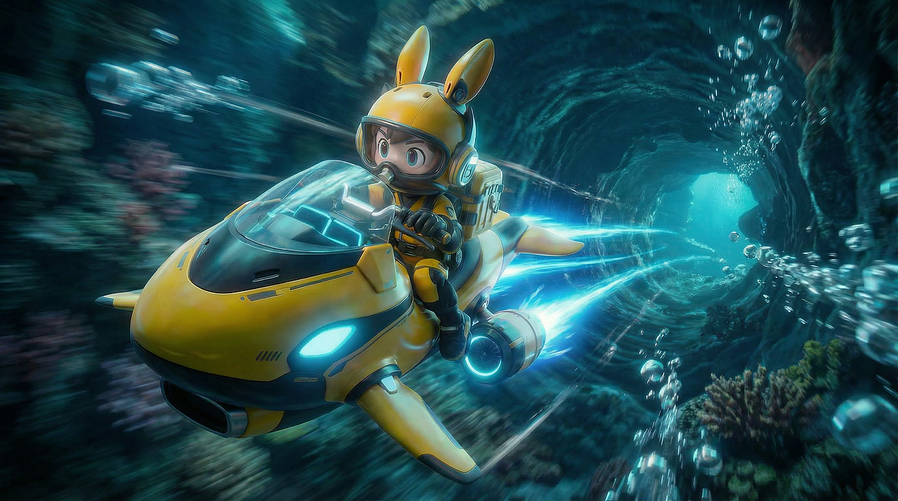 深海世界：1对1急送（图ZNDAxNTUxMDQ4） - AI作品 - 站酷设计师不是猫Notcat原创素材 - 站酷ZCOOL