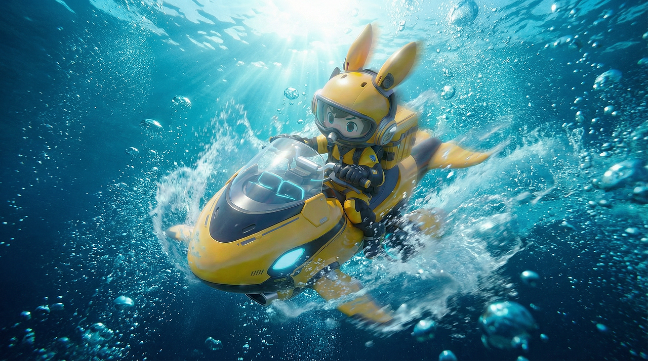 深海世界：1对1急送（图ZNDAxNTUxMDcy） - AI作品 - 站酷设计师不是猫Notcat原创素材 - 站酷ZCOOL