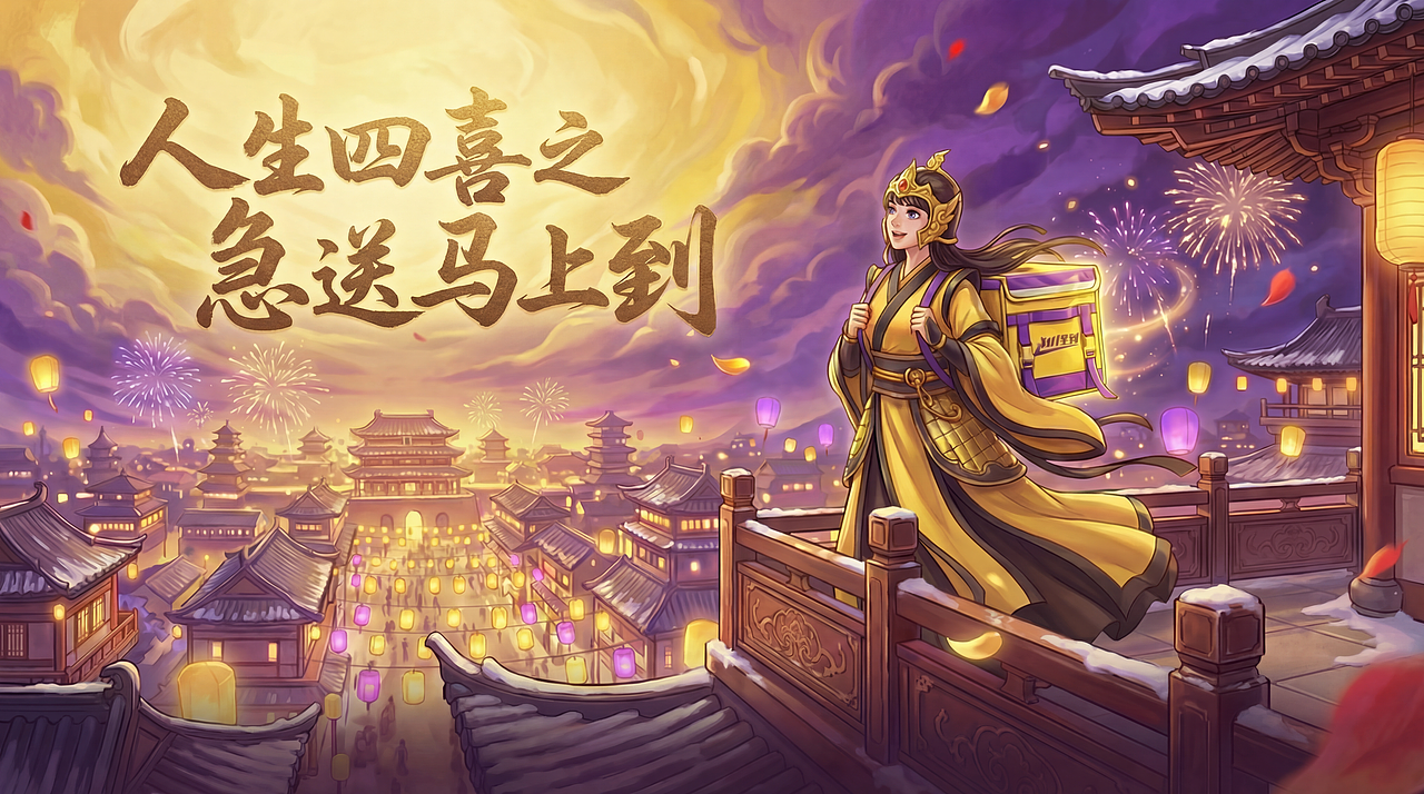 比赛投稿｜人生四大喜事之《急送马上到》（图ZNDAxNTU0OTAw） - AI作品 - 站酷设计师上分吧Pt原创素材 - 站酷ZCOOL