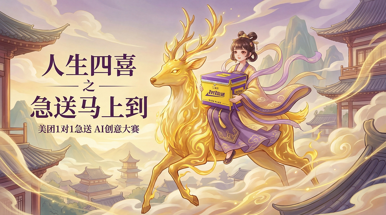 比赛投稿｜人生四大喜事之《急送马上到》（图ZNDAxNTU0OTY0） - AI作品 - 站酷设计师上分吧Pt原创素材 - 站酷ZCOOL