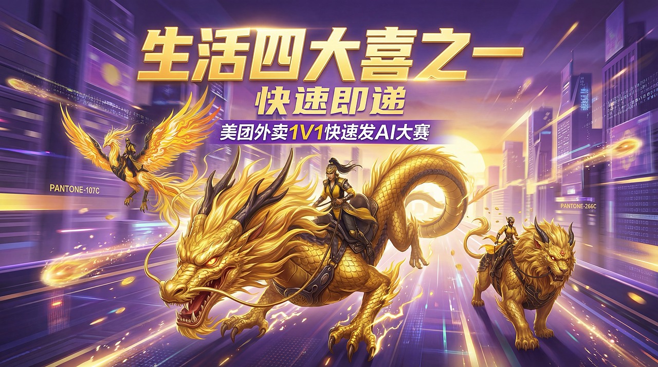 比赛投稿｜人生四大喜事之《急送马上到》（图ZNDAxNTU1MTU2） - AI作品 - 站酷设计师上分吧Pt原创素材 - 站酷ZCOOL