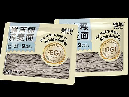 站酷包装设计作品x鲜邦丨青稞荞麦面品牌策划设计