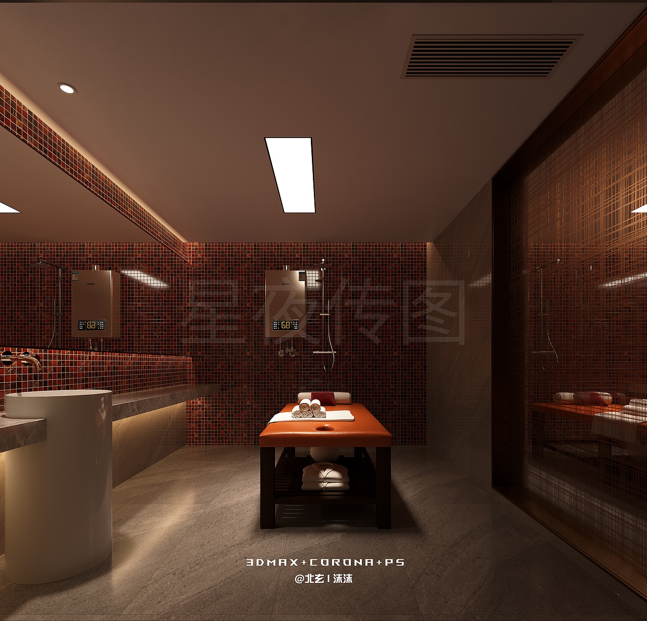 洗浴中心 | 水疗美学（图ZNDAxNTU4ODgw） - 商业空间设计 - 站酷设计师楚思沫原创素材 - 站酷ZCOOL