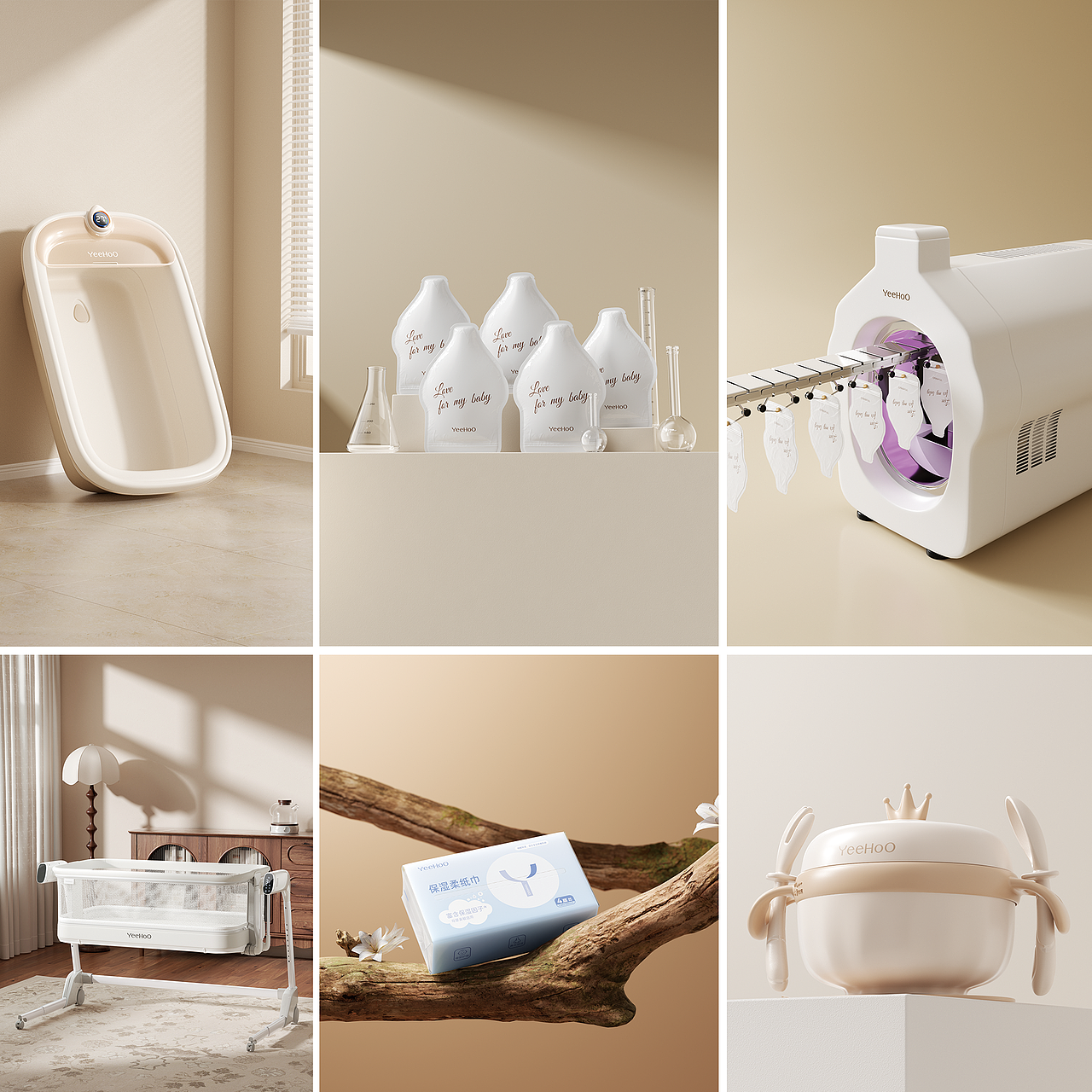 2025年-下半年渲染作品-母婴类目（图ZNDAxNTU5ODQ4） - 产品 - 站酷设计师YJC3038原创素材 - 站酷ZCOOL