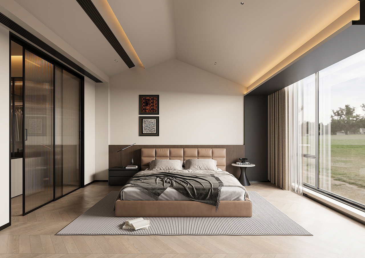 意式轻奢|从不在堆砌符号 用材质的碰撞 光影的层次（图ZNDAxNTYwODA0） - 家装设计 - 站酷设计师是小巴菲呀原创素材 - 站酷ZCOOL