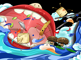 去吃了好吃的火鍋，又化身大嘴怪咯~