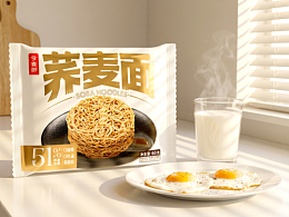 今麦郎xBAI Brand | 0油炸荞麦面 低脂轻负担