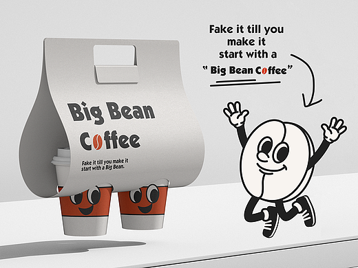 咖啡品牌设计 | Big Bean Coffee（个人主页-ZNzMwNTAyMjg=） - 品牌 - 站酷设计师AmberWho原创素材 - 站酷ZCOOL