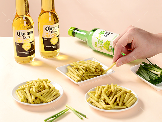 小香葱一根葱辣条拍摄|电商美食零食摄影|×郑州密斯杨