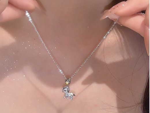 项链短视频丨网感饰品丨莫桑钻丨银饰丨麦图摄影丨
