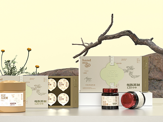 一诉出品玉灵膏包装设计