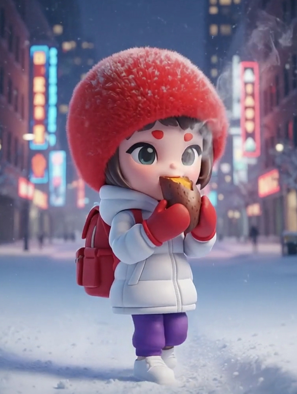 小土豆吃红薯（图ZNDAxNTcxMTY4） - 动画片 - 站酷设计师yeheer原创素材 - 站酷ZCOOL