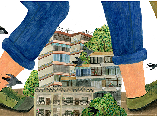 《爸爸的秘密》绘本原图稿节选（个人主页-ZNzMwNTA3Mjg=） - 绘本 - 站酷设计师Hanhanli原创素材 - 站酷ZCOOL