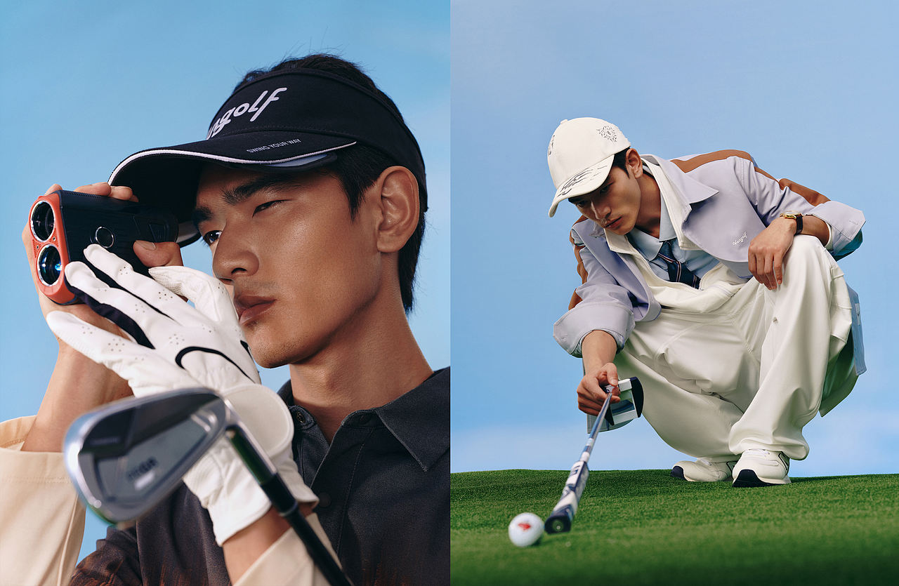 商业摄影｜高尔夫🏌️‍♀️服装形象片（图ZNDAxNTgxNjMy） - 时尚/艺术摄影 - 站酷设计师JunRung韦键荣原创素材 - 站酷ZCOOL