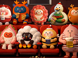 马年新年角色场景