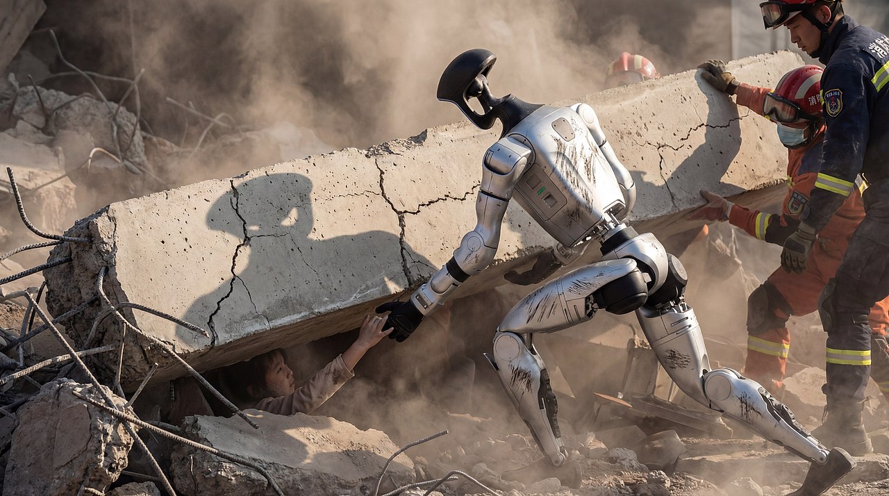 AIGC-赋能Unitree G1人形机器人视觉创意(图ZNDAxNjA4MjIw) - 电商 - 站酷设计师张憨憨呀原创素材 - 站酷ZCOOL
