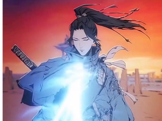 动漫AI-高燃打斗-水墨破碎