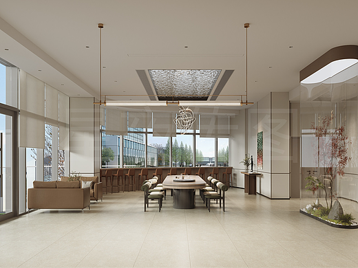 多功能的布局，通透的玻璃幕墙，十足的未来美学