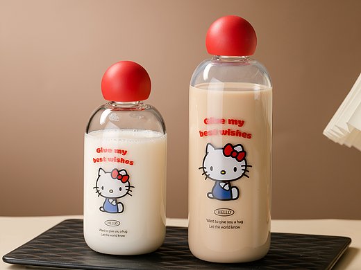 南京摄影|产品摄影| 卡通可爱玻璃杯高硼硅水杯果汁杯