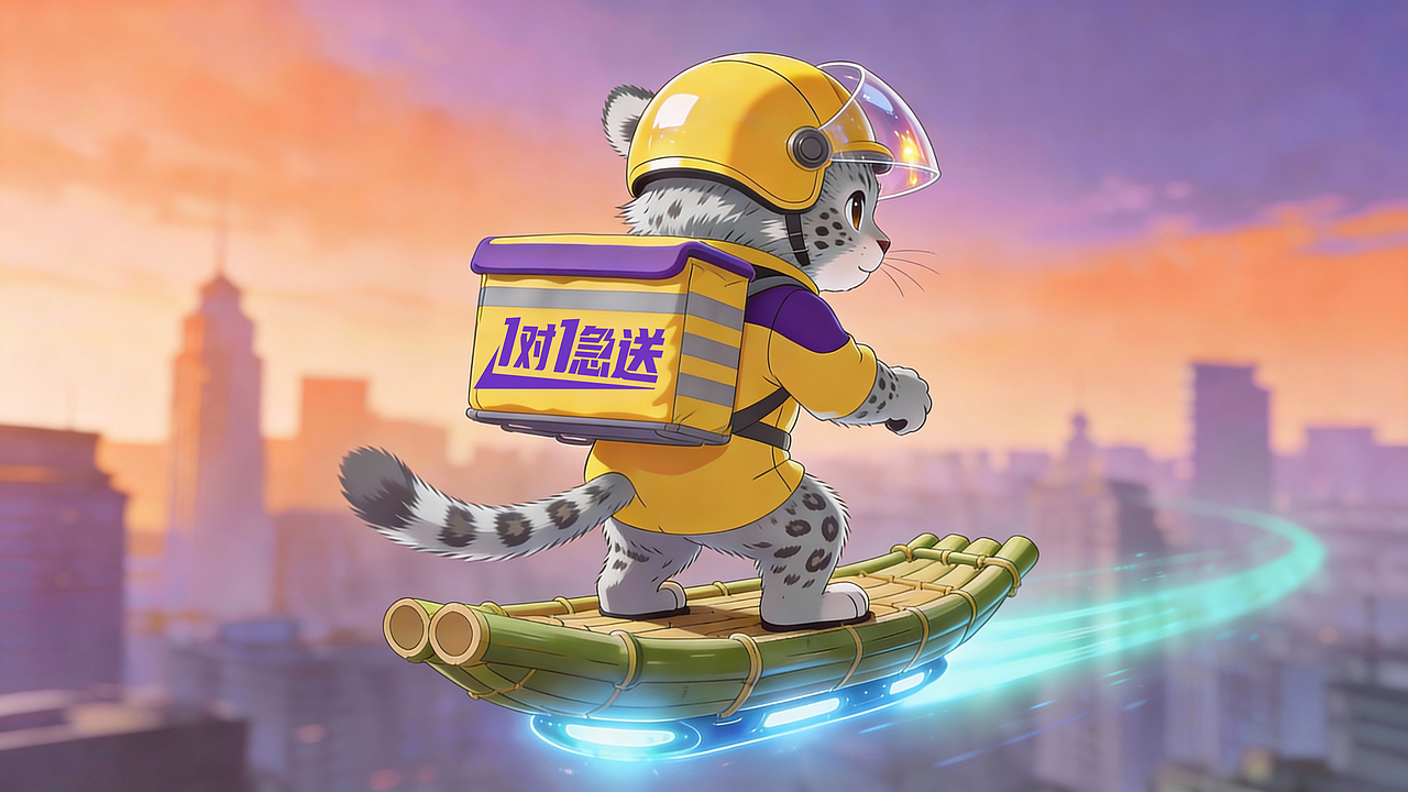 雪豹信使：1对1急送（图ZNDAxNjE5Njg0） - AI作品 - 站酷设计师Aquaxx原创素材 - 站酷ZCOOL