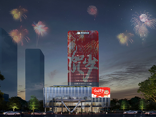 楼体外立面亮化设计（个人主页-ZNzMwNTYyNjg=） - 其他 - 站酷设计师悦然123原创素材 - 站酷ZCOOL