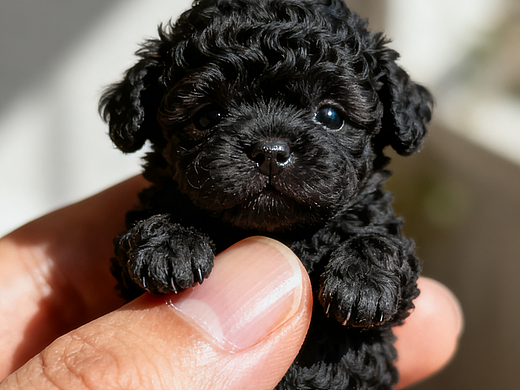 图片（黑色小狗）