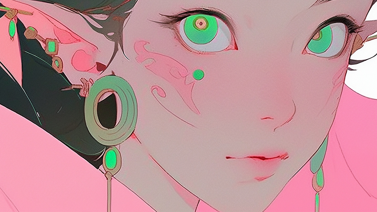 AI绘古韵·人面桃花系列（图ZNDAxNjI0OTk2） - 艺术插画 - 站酷设计师丝丝悦原创素材 - 站酷ZCOOL