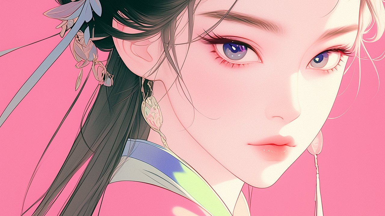 AI绘古韵·人面桃花系列（图ZNDAxNjI1MTMy） - 艺术插画 - 站酷设计师丝丝悦原创素材 - 站酷ZCOOL