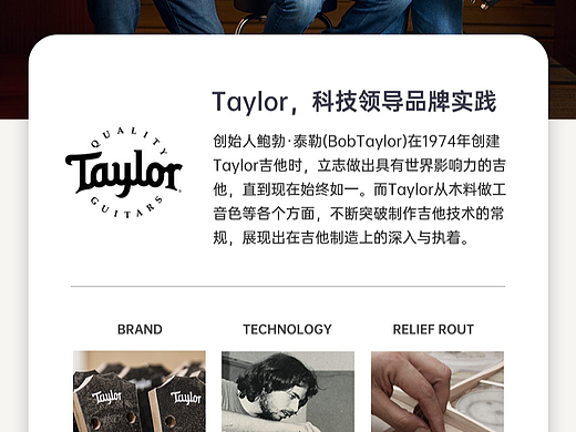 Taylor吉他详情页